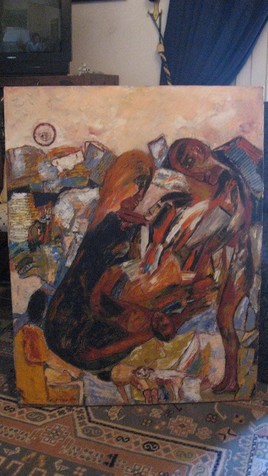 Triste d'une famille libanaise