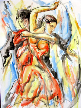 232 - couple de flamenco