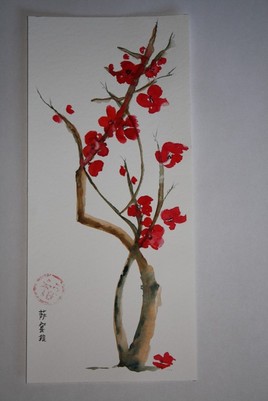 Fleurs de prunier japonais