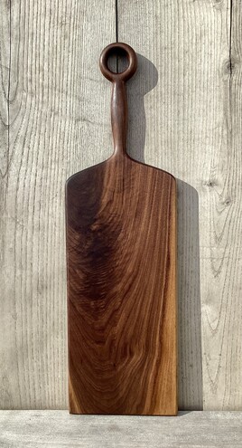 Planche de service en noyer
