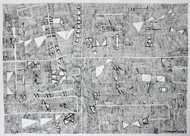 Dessin abstrait jardins