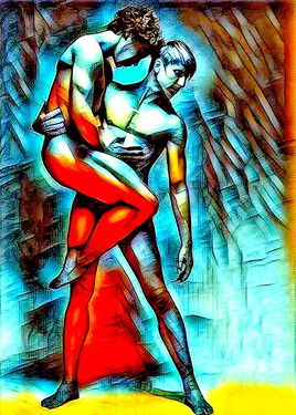 COUPLE DE DANSEURS