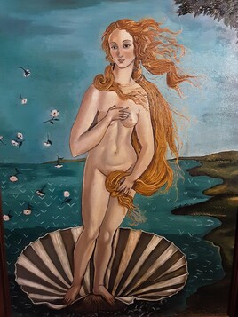 D'apr&egrave;s Botticcelli, La naissance de V&eacute;nus