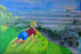 Enfant au paysage