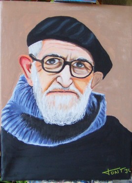 Portrait de l'abbé PIERRE