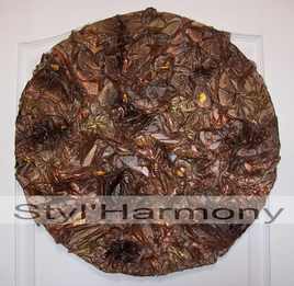 Tableau en relief papier trempé.