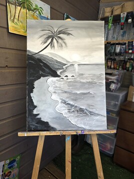 Le palmier gardien de la plage