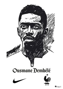 Portrait Ousmane Demb&eacute;l&eacute;