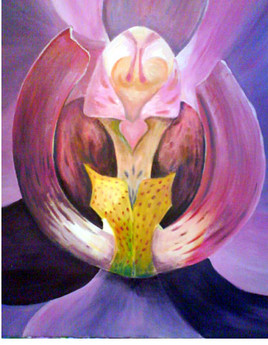 coeur d'orchid&eacute;e