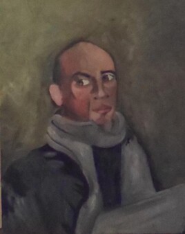 autoportrait &agrave; l'&eacute;charpe