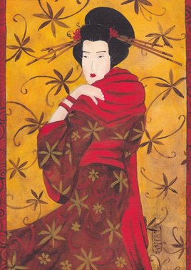 Melancolie automnale geisha