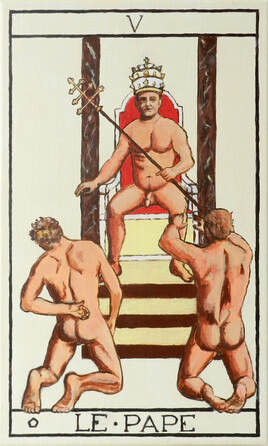 Le Pape, cinqui&egrave;me lame du Tarot de Lysalamandre