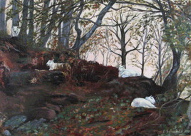 Moutons &agrave; Glendalough, Comt&eacute; de Wicklow, Irlande