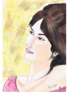 tableau travaillé à pastel