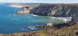Vue de la côte à Crozon-Morgat
