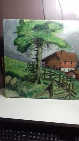 Le chalet dans la verdure