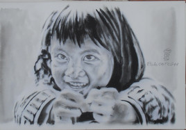 GOLETTO : Dessin Fillette Mongol