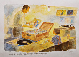 Quand Maurice recevait les nouveaux disques