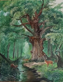 Le vieux ch&ecirc;ne