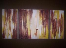 abstrait &agrave; la cire