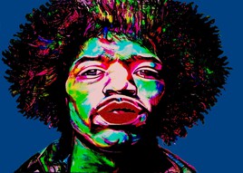 JIMI HENDRIX PORTRAIT