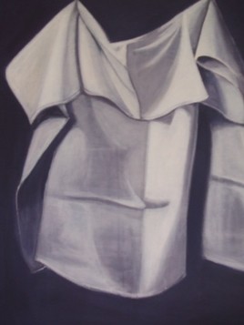 Drappe suspendu au vide