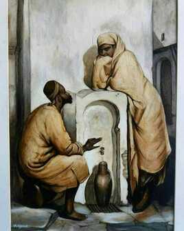 "The Water carrier" Kasbah, Algiers / حامل الماء"  القصبة، الجزائر"