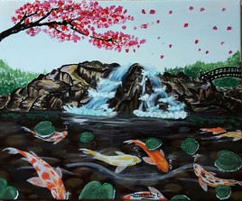 Bassin de carpe coï