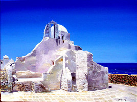 Chapelle Panagia Panaportiani, Ile de Mykonos, Grèce
