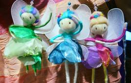 Petites fées en laine