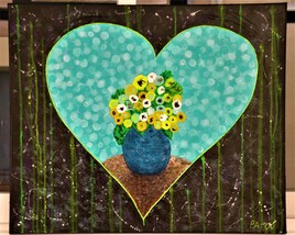 Bonjour ! ( coeur phosphorescent)