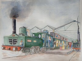 Le départ des canotiers, Paris Saint Lazare