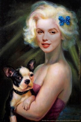 Marilyn dans une peinture..