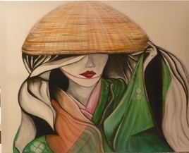 Japonaise au chapeau