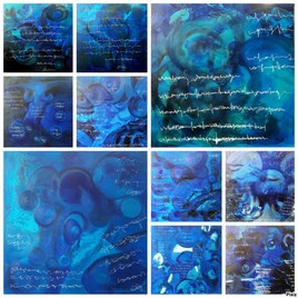 P&ecirc;le-m&ecirc;le de la galerie Circonvolutions bleues