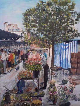 Le marché de Poissy
