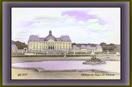 Un autre cliché de Château-Le-Vicomte depuis les jardins...