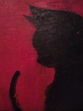 Silhouette d'un chat