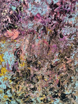 Peinture instinctive avec les mains