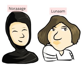 Noraaage et Lunaam