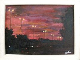 Sortie de Nice au Cr&eacute;puscule