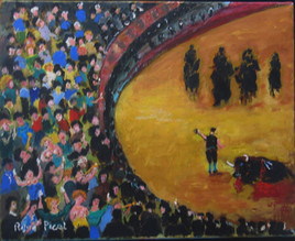 La corrida : "je les entends rire comme je r&acirc;le)