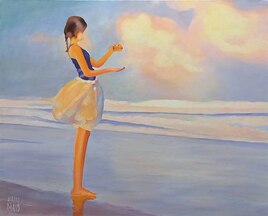 L&eacute;g&egrave;re sur la plage