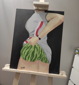 Fesses past&egrave;ques