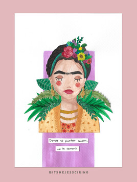 Aquarelle Frida Kahlo | Originale