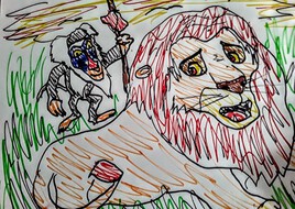 Le Roi Lion - Simba et Rafiki