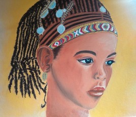 Petite fille m&eacute;tisse