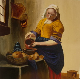 La laitière d'après Vermeer