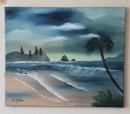 La plage aux rochers