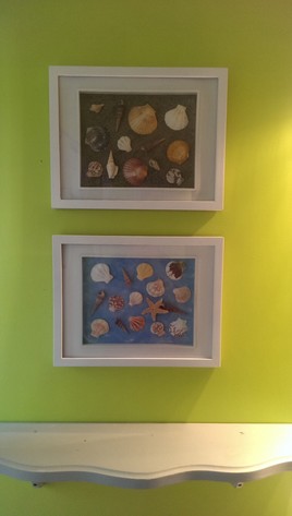 Déco thème la mer et le sable et ses coquillages